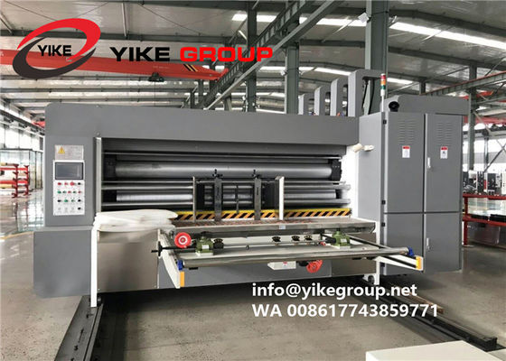 नालीदार बॉक्स के लिए उच्च गुणवत्ता वाले स्वचालित 4 रंग फ्लेक्सो प्रिंटर स्लॉटर मशीन, चीन की कार्टन मशीन