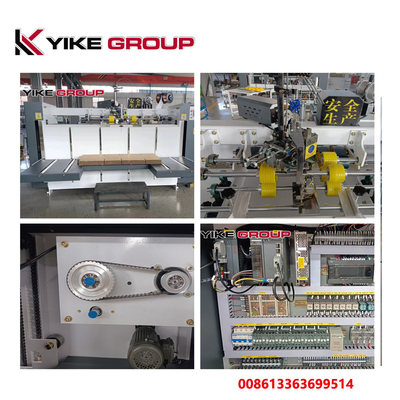 YIKE GROUP 2000 प्रकार नालीदार बॉक्स सिलाई मशीन / सिंगल पीस के साथ बॉक्स बनाने की सिलाई मशीन