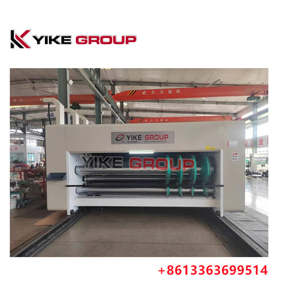YK-1424 प्रकार चेन फीडिंग नालीदार कार्टन फ्लेक्सो प्रिंटर स्लॉटर डाई कटर मशीन