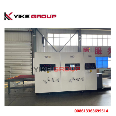 YIKE GROUP 1600×2800 घुमावदार कार्टन बॉक्स लीड एज प्रिंटर डाई कटर मशीन
