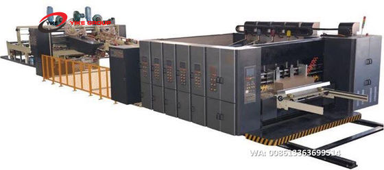 YKCS -1224 इलेक्ट्रिक फ्लेक्सो प्रिंटर स्लॉटर डाई कटर फोल्ड ग्लूअर मशीन