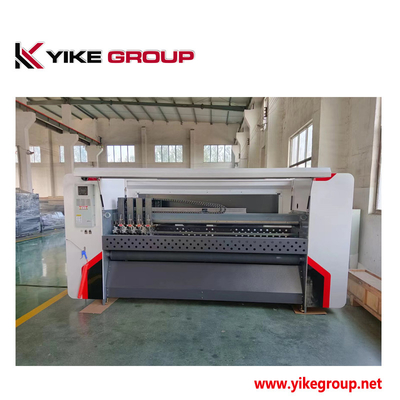 YIKE GROUP की उच्च गुणवत्ता वाली ऑटोमैटिक नालीदार स्लिटर स्कोरर कार्डबोर्ड कटिंग और क्रसिंग मशीन