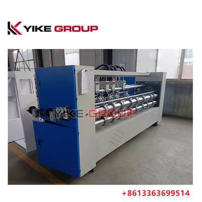 YIKE GROUP 3000MM 4/6 मैनुअल क्रैसर स्कोरर पतली ब्लेड स्कोरर मशीन इलेक्ट्रिक चाकू के साथ समायोजित करें