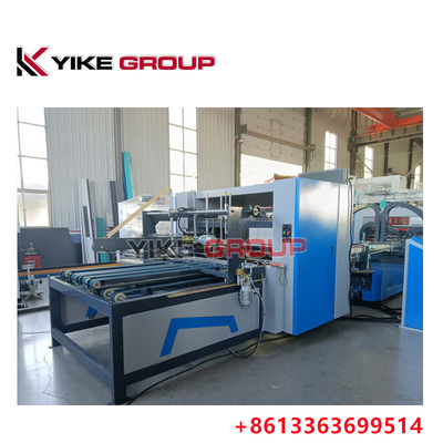 गर्म बिक्री YIKE GROUP 1400x2800mm नालीदार कार्टन बॉक्स ऑटो फोल्डर ग्लूयर मशीन