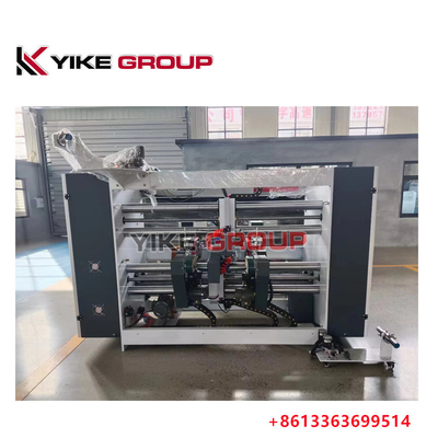गति 600 सिलाई/मिनट YIKE GROUP अर्ध-स्वचालित लहराती बॉक्स सिलाई मशीन 2pcs