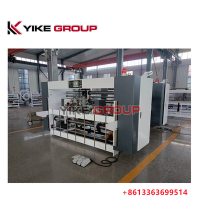 गति 600 सिलाई/मिनट YIKE GROUP अर्ध-स्वचालित लहराती बॉक्स सिलाई मशीन 2pcs