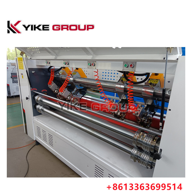 YIKE GROUP मैनुअल फीडर 3000 मिमी 3KW पतली ब्लेड स्लिटर स्कोरर मशीन