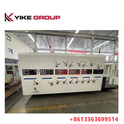 YK-1424 हाई स्पीड फ्लेक्सो प्रिंटर स्लॉटर डाई कटर मशीन कार्टन बॉक्स बनाना