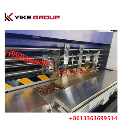 YIKE GROUP 1200X2400MM कार्टन बॉक्स बनाने के लिए फ्लेक्सो प्रिंटर स्लॉटर मशीन