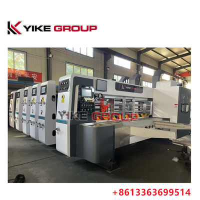 YIKE GROUP 1200X2400MM कार्टन बॉक्स बनाने के लिए फ्लेक्सो प्रिंटर स्लॉटर मशीन