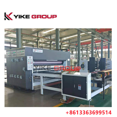 1400x2600MM नालीदार कार्टन बॉक्स बनाने की मशीन चेन प्रकार फ्लेक्सो प्रिंटर स्लॉटर मशीन