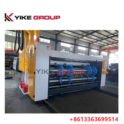 1400x2600MM नालीदार कार्टन बॉक्स बनाने की मशीन चेन प्रकार फ्लेक्सो प्रिंटर स्लॉटर मशीन
