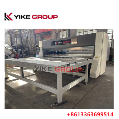 1400x2600MM नालीदार कार्टन बॉक्स बनाने की मशीन चेन प्रकार फ्लेक्सो प्रिंटर स्लॉटर मशीन