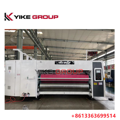 YK-1224 150 पीसी/मिन 4 रंग फ्लेक्सो प्रिंटर स्लॉटर मशीन कार्टन बॉक्स बनाने की मशीन