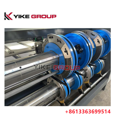 YK-1224 150 पीसी/मिन 4 रंग फ्लेक्सो प्रिंटर स्लॉटर मशीन कार्टन बॉक्स बनाने की मशीन