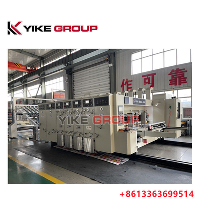 YIKE GROUP स्वचालित फ्लेक्सो प्रिंटर स्लॉटर डाई कटर मशीन 200pcs/min