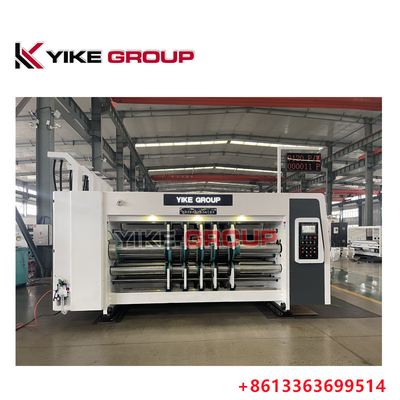 Yk-1220 लीड एज फीडर प्रिंटर कार्टन बॉक्स के लिए इलेक्ट्रिक स्लॉटर डाई कटर मशीन