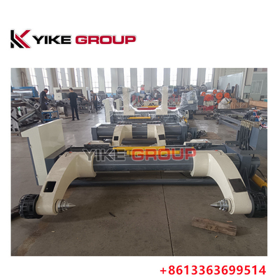 YK-1600 ZJ-V5B हाइड्रोलिक शाफ्टलेस मिल रोल स्टैंड फॉर नालीदार पेपरबोर्ड कार्टन लाइन