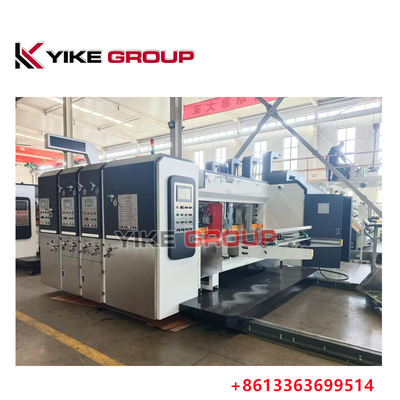YIKE GROUP 1600×2800 घुमावदार कार्टन बॉक्स लीड एज प्रिंटर डाई कटर मशीन
