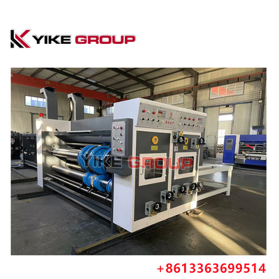 चेन प्रकार YK-1226 घुमावदार कार्टन बॉक्स फ्लेक्सो प्रिंटर स्लॉटर डाई कटर मशीन