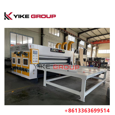 चेन प्रकार YK-1226 घुमावदार कार्टन बॉक्स फ्लेक्सो प्रिंटर स्लॉटर डाई कटर मशीन