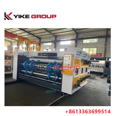 चेन प्रकार YK-1226 घुमावदार कार्टन बॉक्स फ्लेक्सो प्रिंटर स्लॉटर डाई कटर मशीन