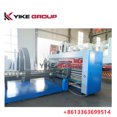 स्वचालित कार्टन बॉक्स फ़ोल्डर Gluer मशीन, नालीदार बॉक्स तह मशीन 180 मीटर / मिनट
