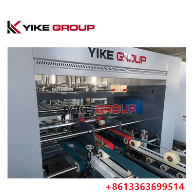 स्वचालित कार्टन बॉक्स फ़ोल्डर Gluer मशीन, नालीदार बॉक्स तह मशीन 180 मीटर / मिनट